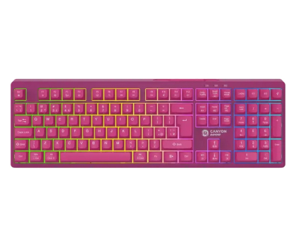 Klawiatura CANYON Fortnax GKW-2 Wireless (magenta)